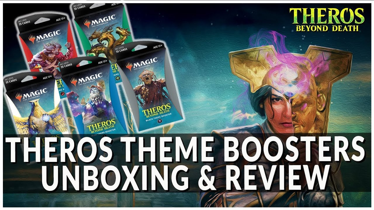 MTG THEME BOOSTERS UNBOXING & REVIEW - Theros Beyond Death