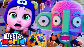 Don't be Afraid of Halloween Monsters! Overcome Your Fears | Kids Cartoons and Nursery Rhymes