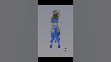 3d Character Kitana Model & Sculpt with Blender | Work in Progress of Different Angles
