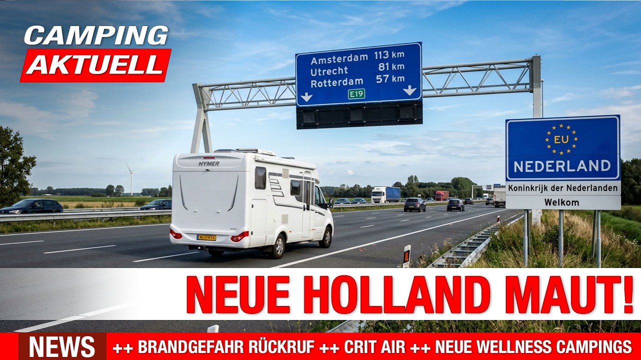 🔴 CAMPING Aktuell 02/26 ➡️ Maut 🇳🇱, Plaketten 🇫🇷 & ein wichtiger Rückruf 🔥