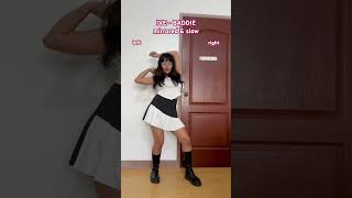 IVE Baddie Dance Tutorial Mirrored and Slow | IVE #BaddieChallenge Dance  Tutorial #IVE #shorts