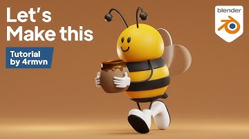 Making a 3D Stylized Bee | Blender Tutorial