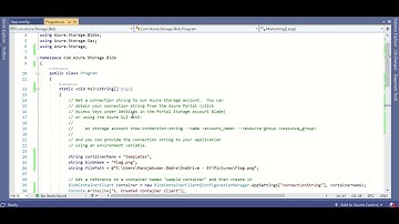 Document management with Azure Storage account Blob service with example