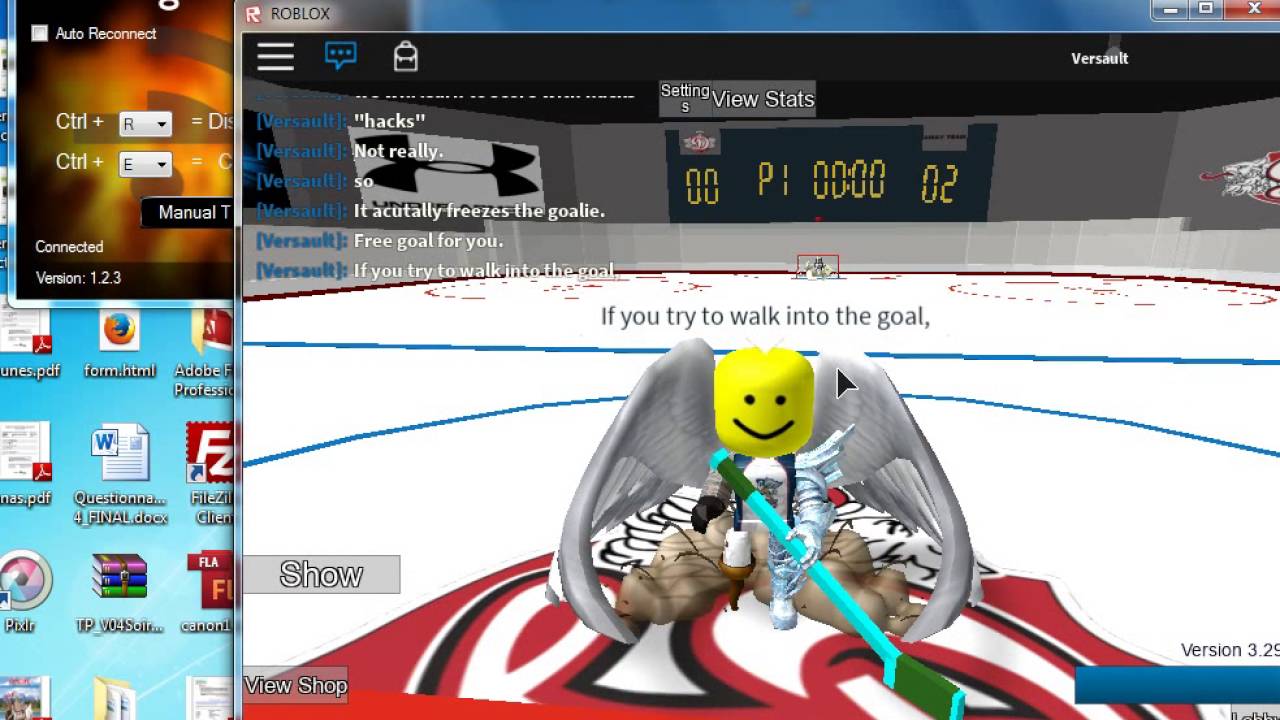 Roblox Hhcl How To Score With Hacks Youtube - roblox hhcl tricks to the new goalies