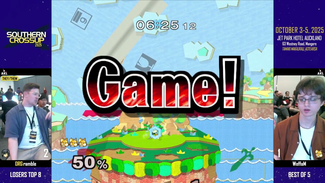 Melee Singles Top 8 @ SXU 2025!