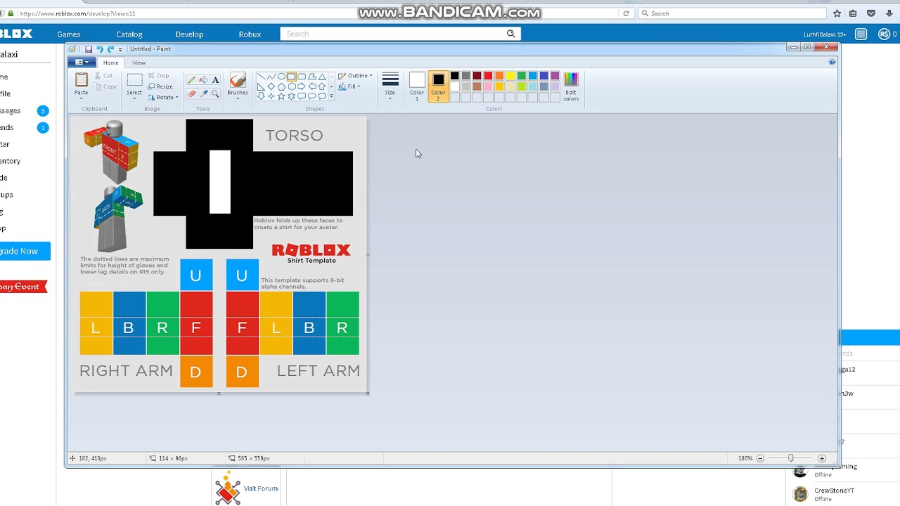 Cara Membuat Baju T Shirt Roblox Di Android By Fazea 40 - cara membuat baju di roblox pc
