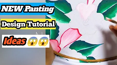 Tutorial Pillow Cover Painting Design Ideas