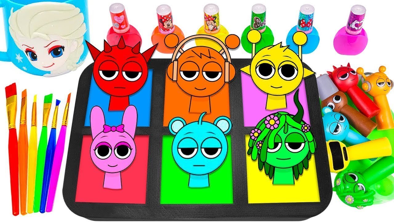 Satisfying Video DIY How To Make Rainbow GIANT EGGS & Spunki Finger Slimes Relax Hearts Candy ASMR