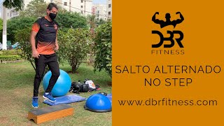 Salto alternado no step | DBR Fitness