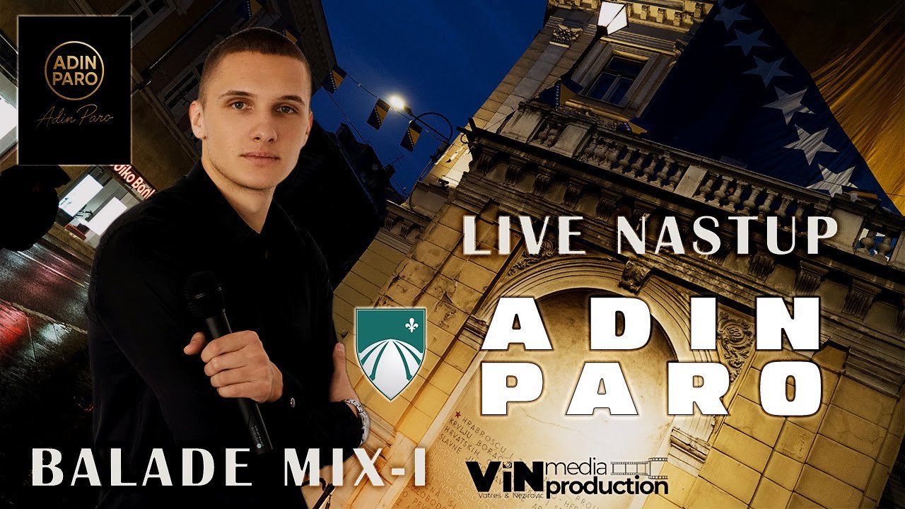 Adin Paro – Balade Mix | Live nastup ispred Katedrale (Sarajevo 29.12.2025)