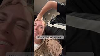 Kid (Son) farts in mom's face and fans it #fart #humor #funny #son #mom