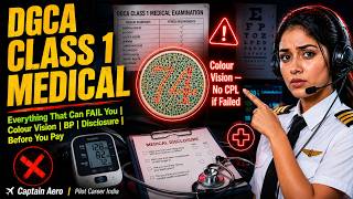 DGCA Class 1 Medical Mistakes That Delay Student Pilots