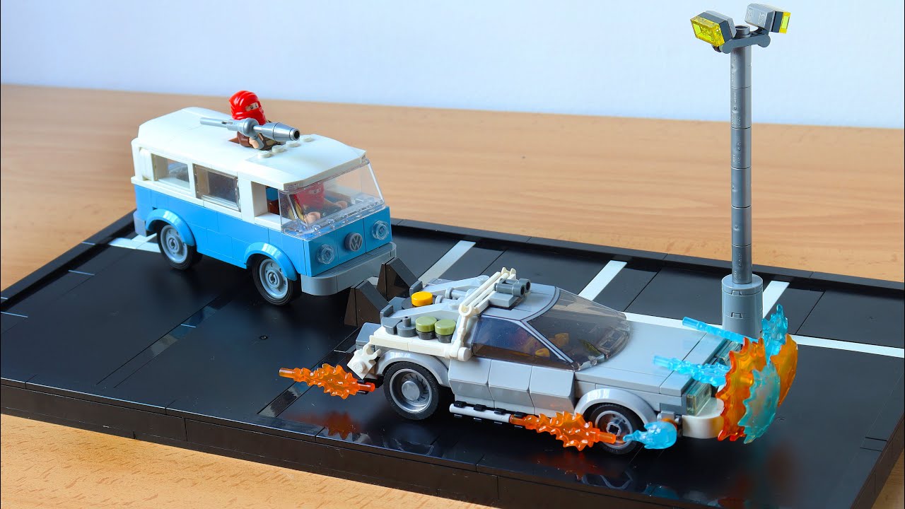 LEGO BACK TO THE FUTURE - Delorean goes back in time MOC - Brickhubs