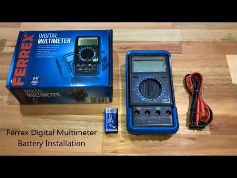 Digital Multimeter Battery - YouTube