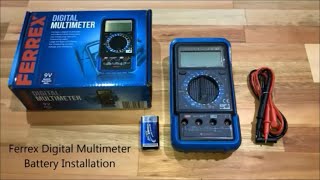 Digital Multimeter Battery - YouTube