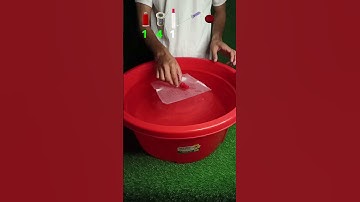 TRY TO GUESS HOW MANY TISSUE PAPER IT TOOKS! #satisfying #asmr #experiment #water