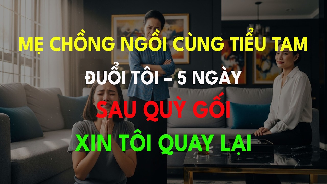 Mẹ Chồng Ngồi Cùng Tiểu Tam Đuổi Tôi – 5 Ngày Sau Quỳ Gối Xin Tôi Quay Lại
