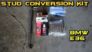 How to Install A Wheel Stud Conversion Kit | BMW E36