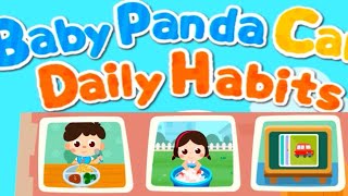 Baby Panda Care Daily habbits || Baby Panda Cartoon in Hindi || Baby Panda School Bus