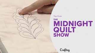 How to Use Echo Stitches on a Quilted Feather — Angela Walters