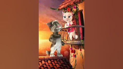 Talking Tom се обяснява в любов на Talking Angela.