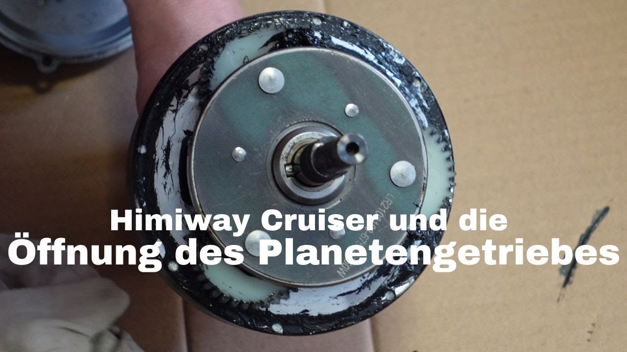 Himiway Cruiser | Öffnung des Planetengetriebes wegen undefinierbarer Geräusche während des Fahrens