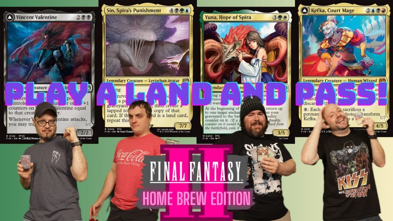 Final Fantasy Home Brew Edition 2: Vincent V Sin V Yuma V Kefka #mtg #mtggameplay #edh thumbnail