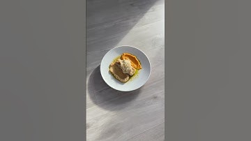 Sole Fish with Celery Root Miso Purée and Sweet Potato Mash #GourmetAtHome #FineDining