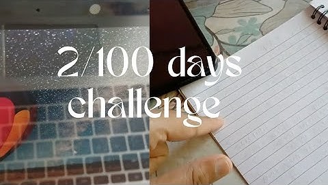 Day 2 | 100 Days Challenge 🌿 Showing Up Again | Study Motivation