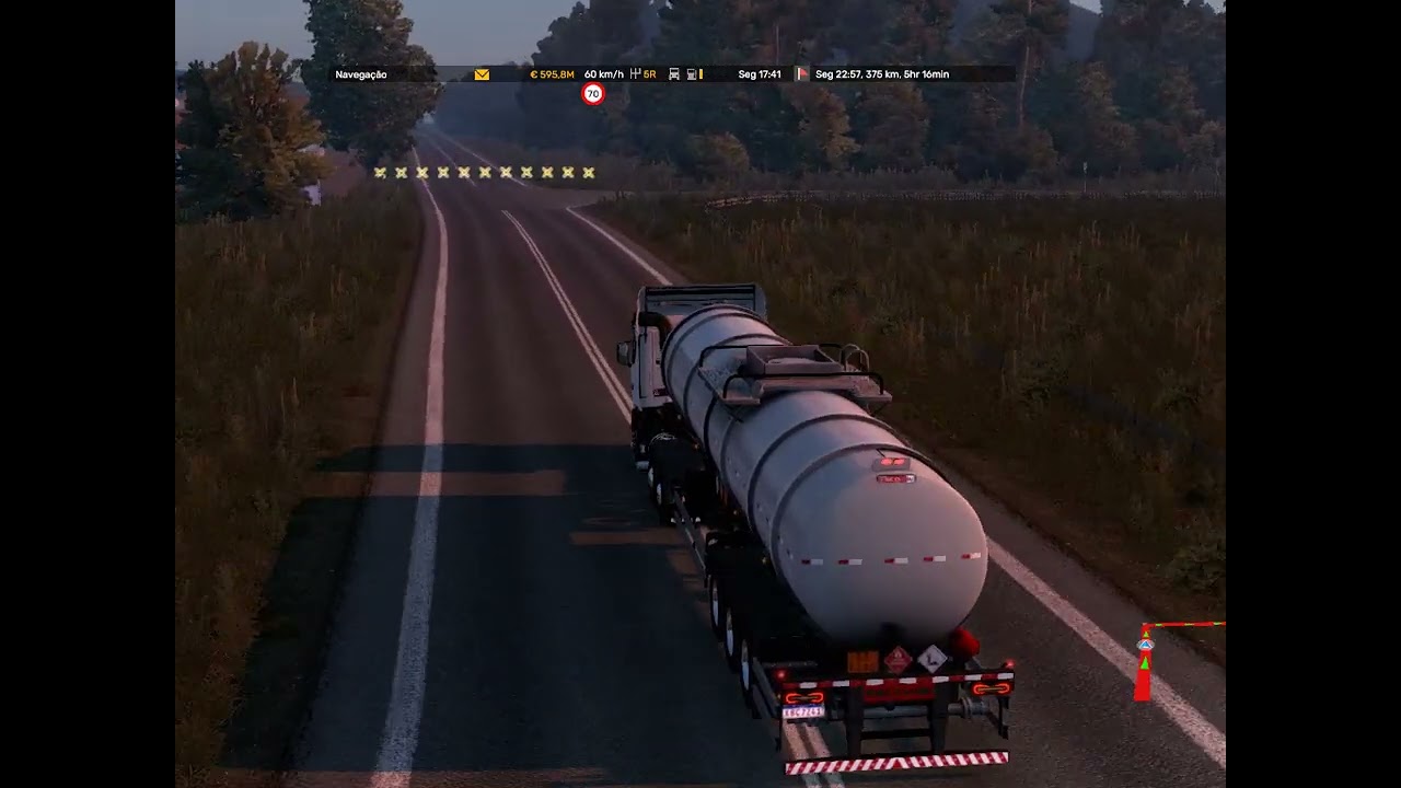 Acelerando forte Scania no tanque puxe do álcool.