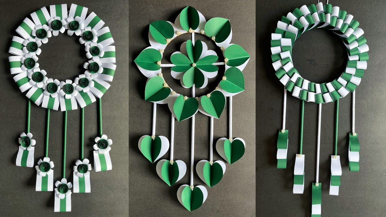 3 Independent day wall hanging ideas 💡 | 14 August wall decoration | Sidra craft ideas 