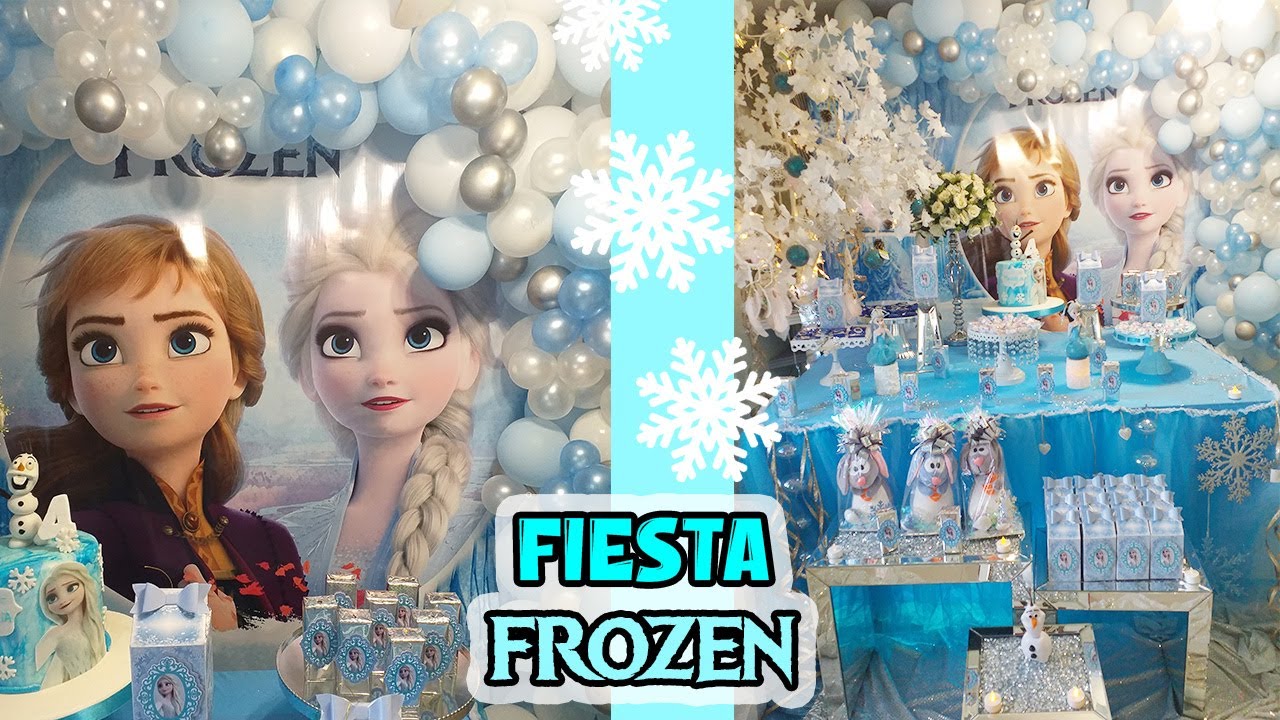 Fiesta Temática FROZEN  Decoración Fácil DIY 