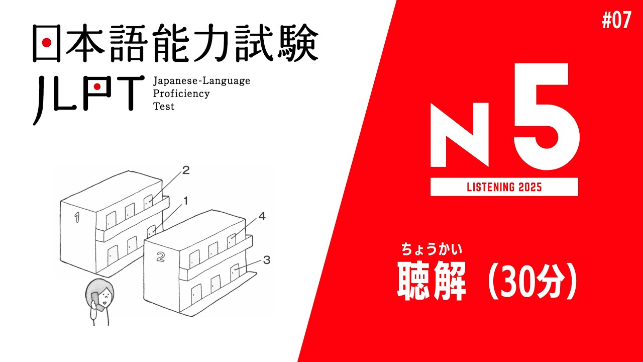 JLPT N5 CHOUKAI. Japanese Listening Practice Test with  answer 2025.
