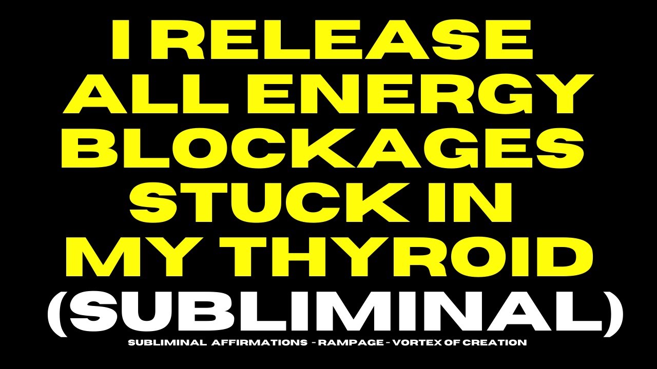 Thyroid  - Cleansing Radiation EMFs Poisons - Thyroid Sound Therapy (Biorife® + subliminal)