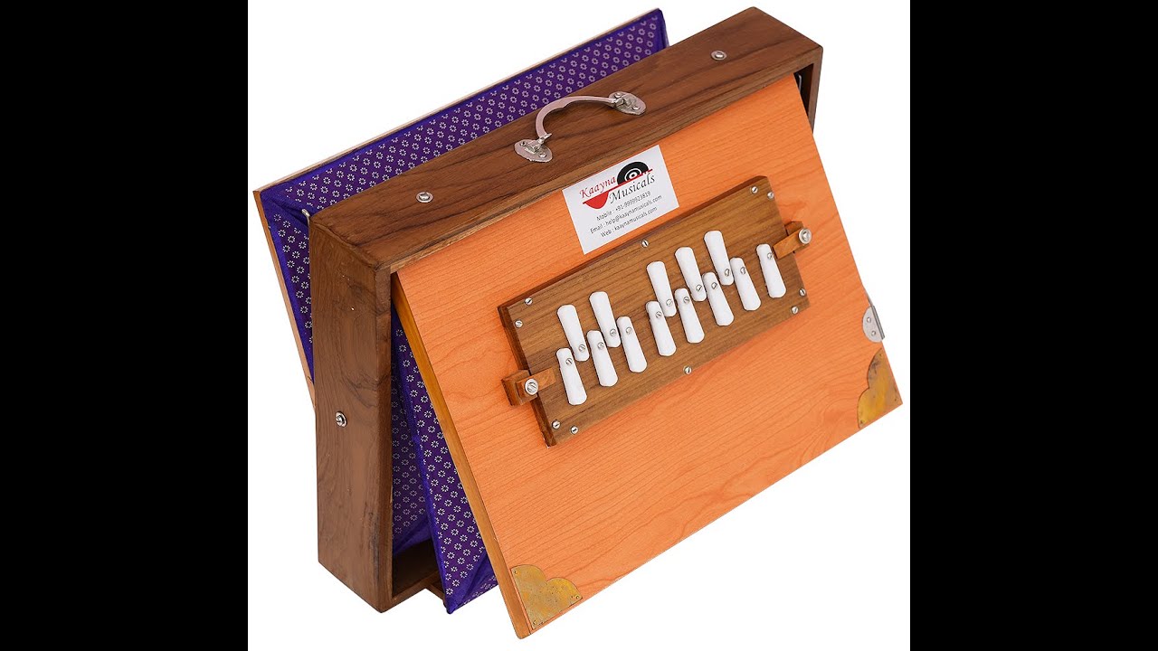 Shruti Box Teak Wood Size (16″ X 12″ X 3″) Inches 440Hz, Key C To C