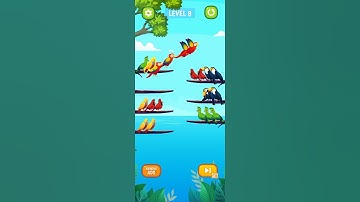 Bird Sort Puzzle: 🐦🦜Level #8 Gameplay (Android, iOS) #Youtube  Shorts #PlayGo!