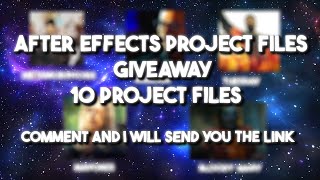 4K Giveaway After Effects (10 Project files, presets) | ae project files