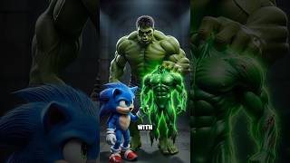 Sonic vs Shadow with Hulk Power 💥 Full Story  Epic Animation