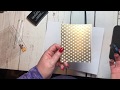 Heat Embossing with an embossing folder