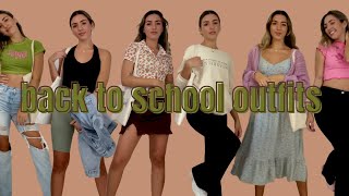 BACK TO SCHOOL OUTFITS | casual, comfy, &amp; cute