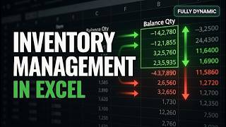 Create an Automated Inventory Management System in Excel