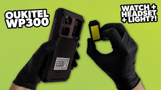 ONE WEEK of Battery! Oukitel WP300 Review with 16,000mAh & a Built-in Watch.