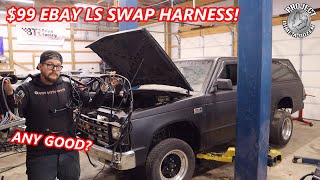 $99 EBAY LS HARNESS for our DIRT CHEAP S10 Drag Truck Build! Project DimeADozen S10