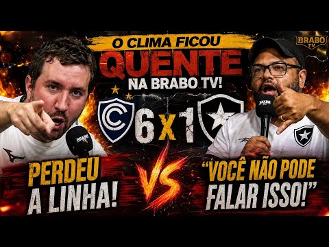 O CLIMA ESQUENTOU NA BRABO TV / DANIEL FOGO PAPERS VS BRUNO PRINT ( B PRINT SPORTS)