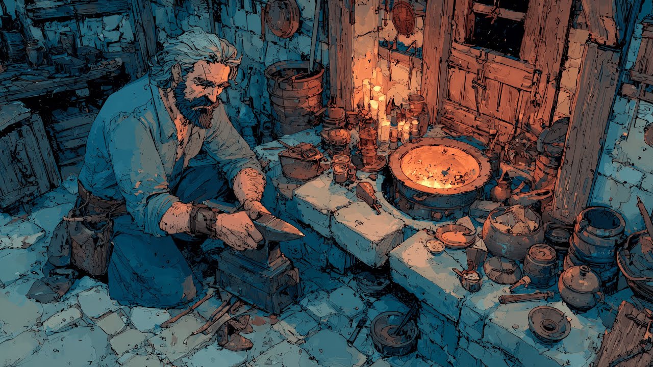 Forge and Flame - Medieval Blacksmith Music for Focus and Immersion
