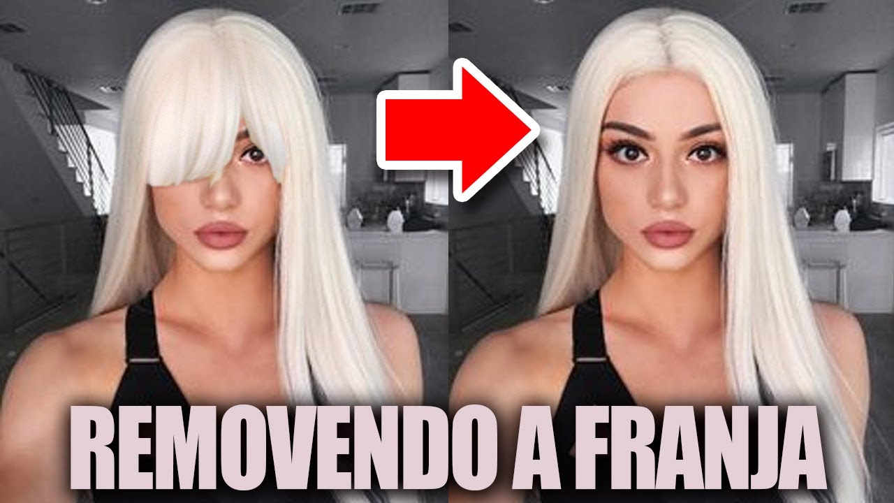Tutorial : Como tirar a franja de uma Peruca Wig (cortar) por Suzie Sarah Glock
