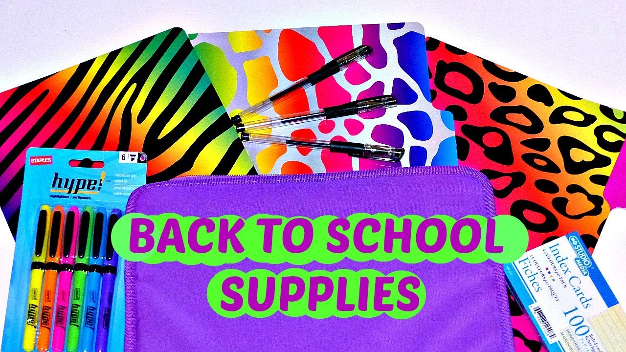 BACK TO SCHOOL SUPPLIES UNIVERSITY EDITION YouTube