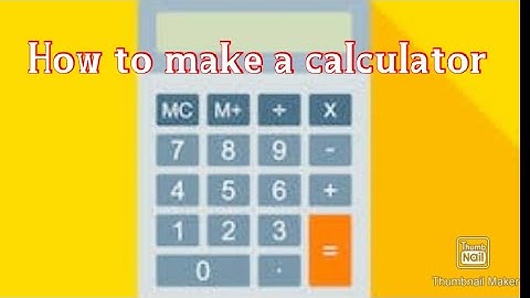 How to make a calculator in code.org app lab