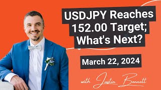 USDJPY Reaches 152.00 Target; What's Next? (March 22, 2024)