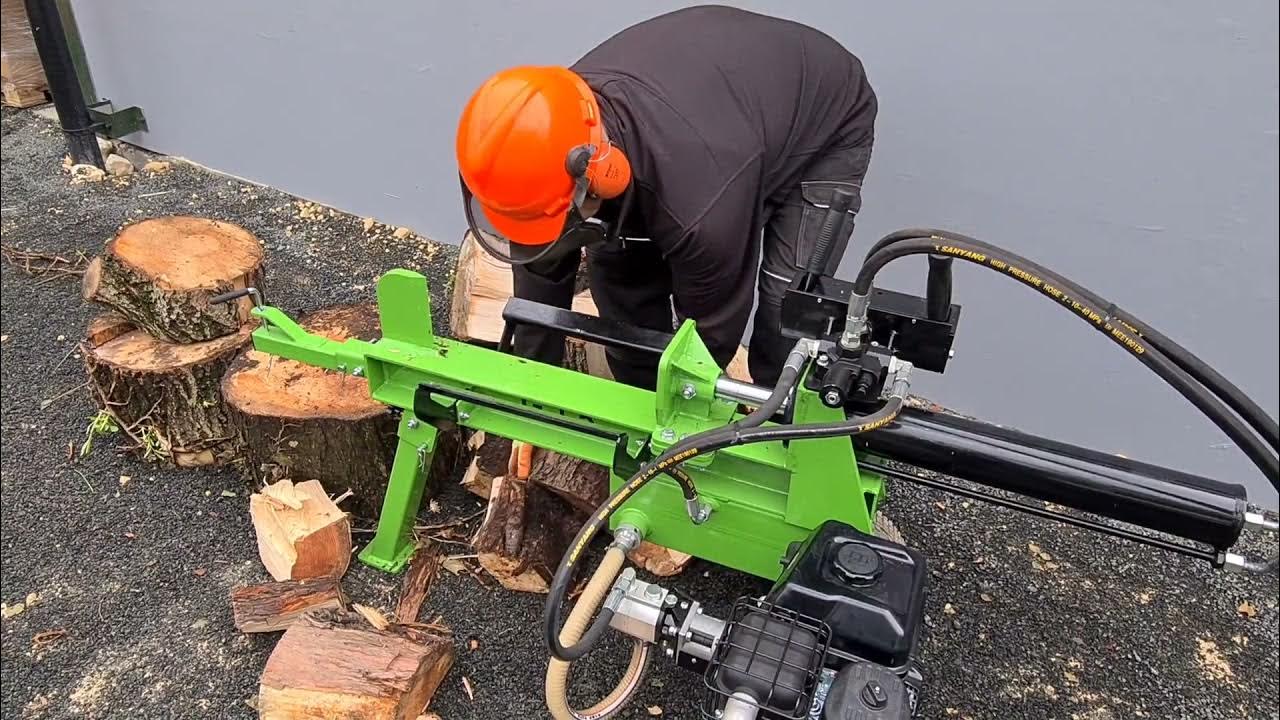 GOLIATH 18 TON PETROL LOG SPLITTER FOR SALE UK YouTube